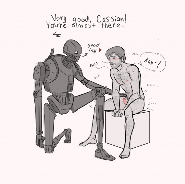 artist_request cassian_andor dialogue droid erection gay k-2so kx-series_security_droid male male_only mechanical penis prostate_stimulation prostate_stimulator robot rogue_one:_a_star_wars_story star_wars yaoi