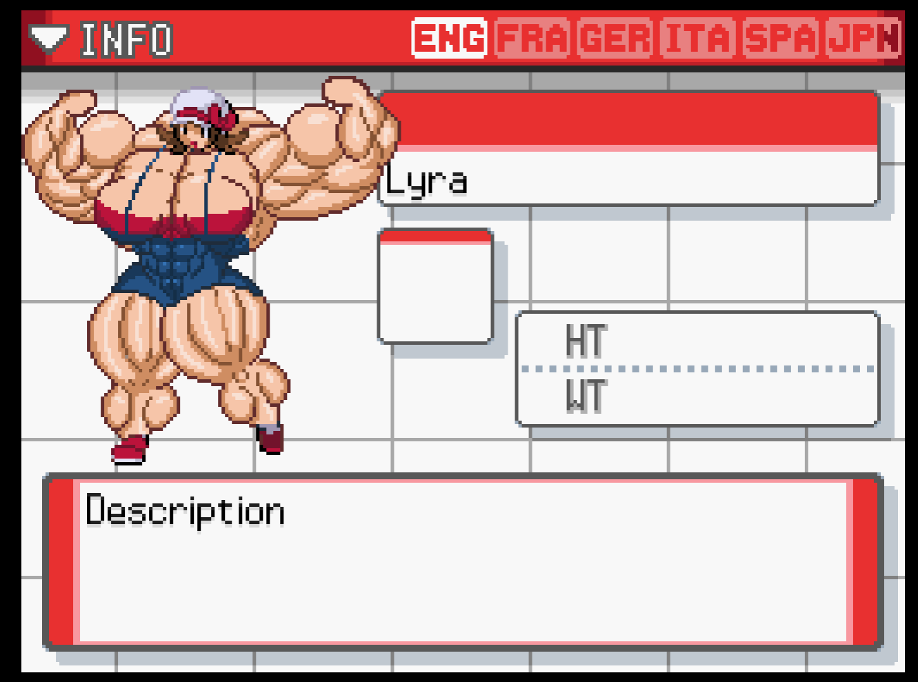 abs biceps big_breasts big_muscles breasts brown_hair female hair huge_muscles large_muscles muscles muscular muscular_arms muscular_female muscular_legs muscular_thighs pecs pixel_art pokemon xxdexseaxx