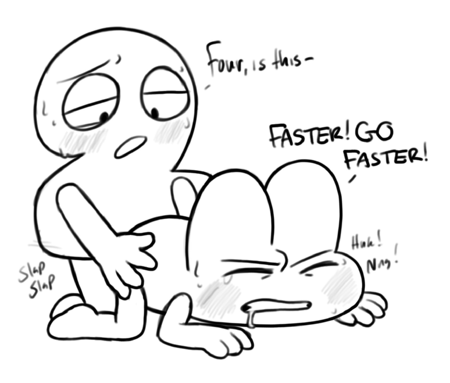 algebralien, battle for bfb, battle for dream island, bfb, bfdi, doggy style, four (bfb), from behind, gay male, gay sex, object shows, the power of two, tpot, two (tpot), vadahlivokroz, yaoi
