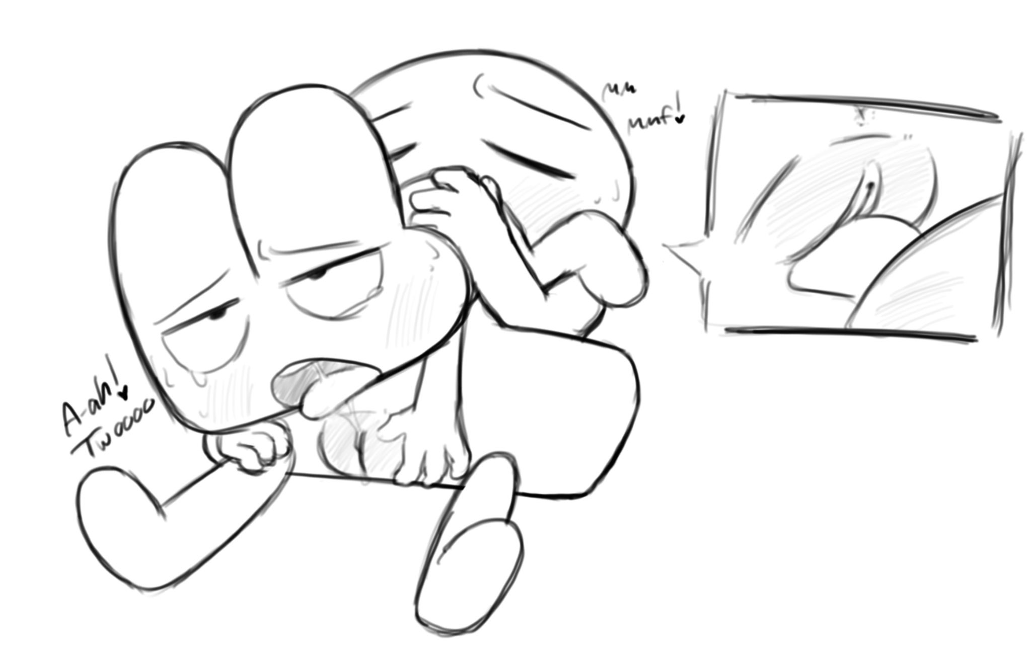 69, 69 position, algebralien, battle for bfb, battle for dream island, bfb, bfdi, cuntboy only, cuntboy/male, four (bfb), licking pussy, object shows, pussy, the power of two, tpot, two (tpot), vadahlivokroz, yaoi