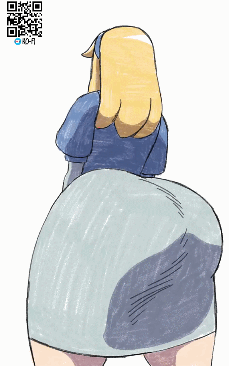 1girls, 2d, animated, ass, ass shake, big ass, big butt, blonde hair, clothed, clothing, deucetryart, fat ass, female, female only, fully clothed, fully clothed female, gif, hairband, huge ass, human, human only, large ass, light skin, light-skinned female, long hair, mammal, maria robotnik, non-nude, shaking ass, shaking butt, solo, solo female, sonic (series), sonic the hedgehog (series), thick, thick thighs, thighs, twerk, twerking, white background, wide hips