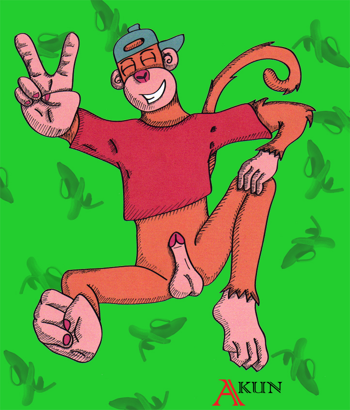 akun haplorhine jake_spidermonkey male male_only monkey monkey_boy monkey_feet my_gym_partner's_a_monkey prehensile_feet primate solo