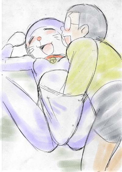 doraemon hand_in_pants nobita_nobi rule_63 tagme