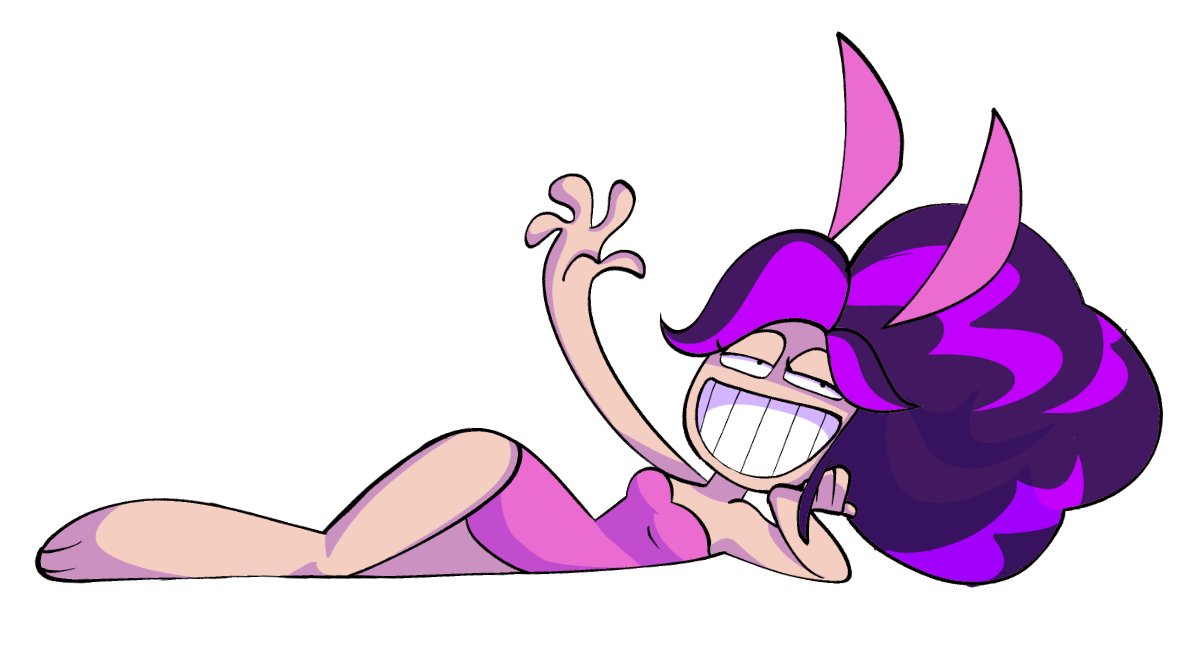 1girls, 2026, 2d, 2d (artwork), 2d artwork, alternate ass size, alternate body type, alternate breast size, alternate costume, animate inanimate, bare arms, bare legs, bare shoulders, bare thighs, bedroom eyes, big ass, big breasts, big butt, big hair, big thighs, black eyes, bottom heavy, braid, braided hair, braided ponytail, braids, breasts, bunibelol, bunny costume, bunny ear, bunny ears, bunny girl, bunnygirl, bunnysuit, clothed, clothing, curvy, curvy body, curvy female, curvy figure, digital art, digital drawing, digital drawing (artwork), digital media, digital media (artwork), digital painting (artwork), doll, doll girl, dressed, female, female focus, female only, full body, hair, hair bun, hand on face, hand on head, hourglass figure, hourglass figured female, humanoid, humanoid female, inanimate animate, inviting, inviting to sex, laying down, laying on floor, laying on ground, laying on side, leotard, lily lovebraids, living toy, long hair, mascot horror, mob entertainment, mob games, on side, pear shaped, pear shaped female, pear-shaped figure, pink bunnysuit, pink clothes, pink clothing, pink leotard, playboy bunny, ponytail, ponytail (hair), ponytail female, poppy playtime, poppy playtime (chapter 5), purple hair, rabbit ears, seducing, seduction, seductive, seductive eyes, seductive look, seductive pose, seductive smile, smile, smiling, solo, solo female, solo focus, thick, thick ass, thick butt, thick hips, thick legs, thick thighs, video games, waving, waving at viewer, wide hips, wide thighs