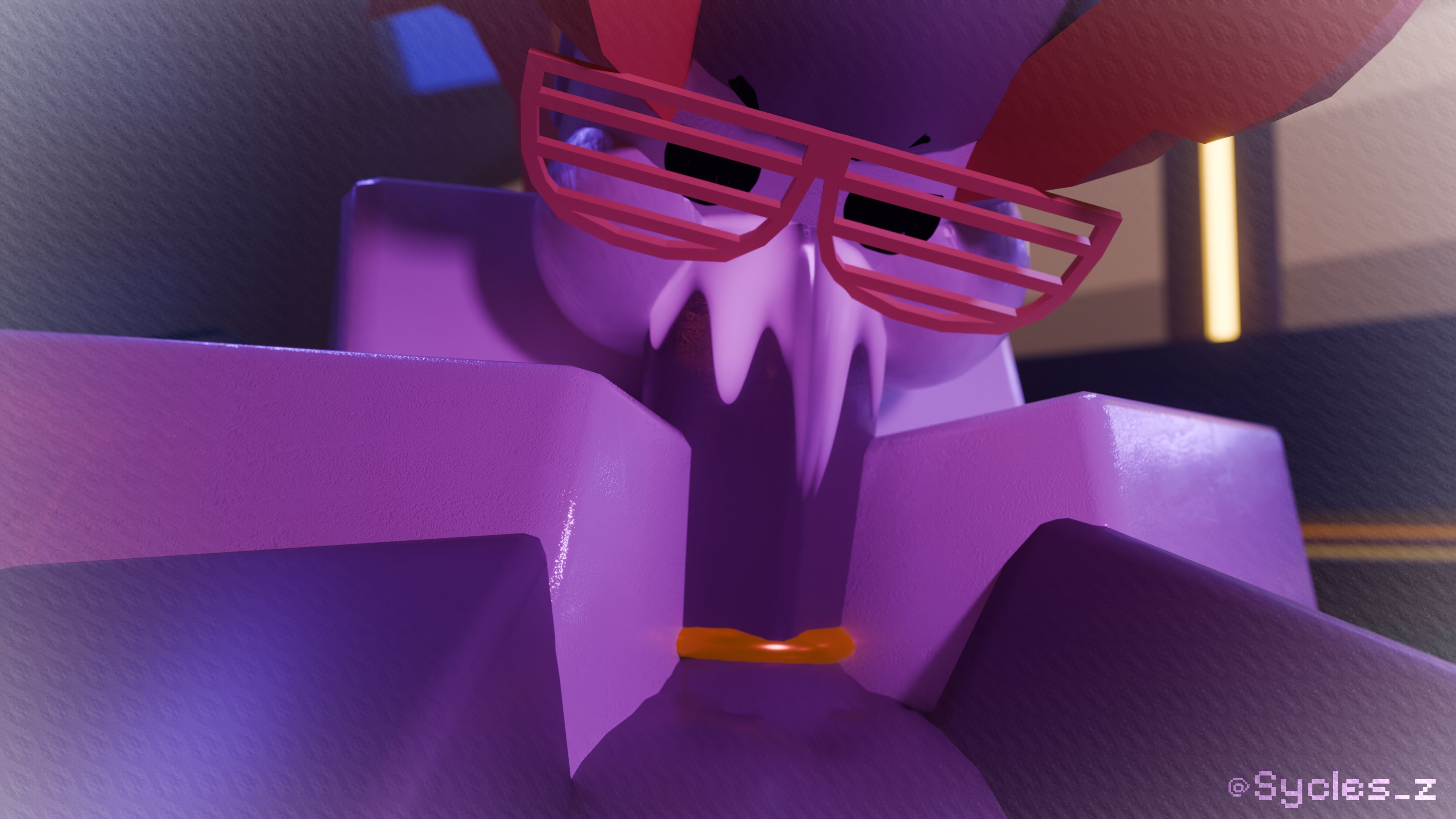 2boys, 3d, balls, blowjob, boombox (phighting), character request, cock ring, cum, cum in mouth, ejaculation, gay, glasses, holding penis, horns, penis, phighting, roblox, roblox game, robloxian, tagme, valk (phighting), vyndix