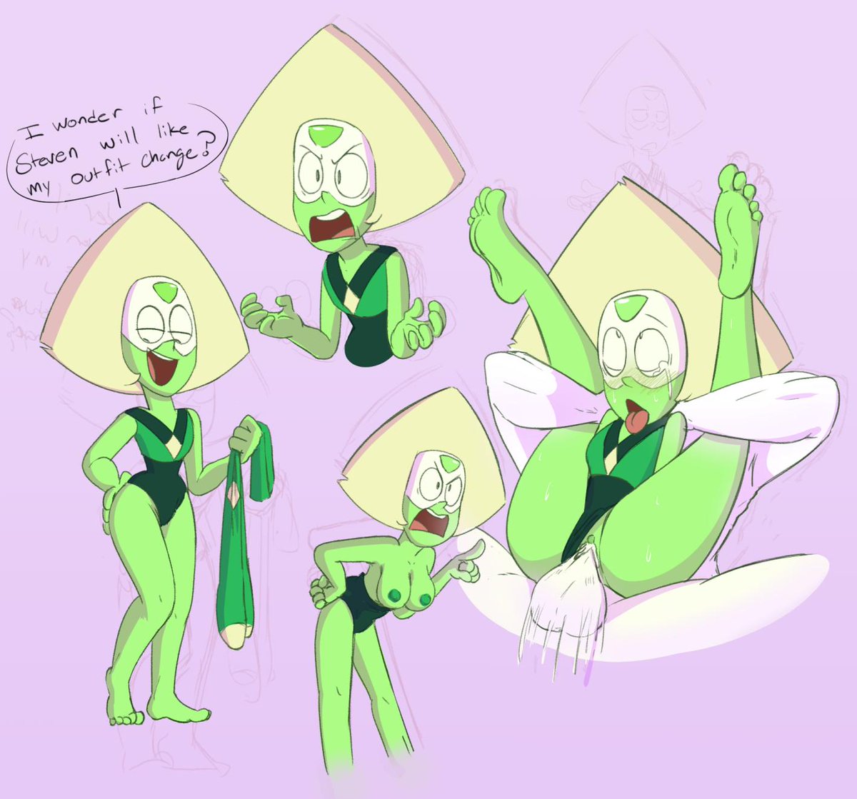 1girls, ahe gao, angry, assertive male, breasts, cartoon network, faceless male, female, female focus, femsub, full nelson, gem (species), green skin, hair, happy female, legs, leotard aside, long legs, male, maledom, mannysdirt, nipples, open mouth, penetration, peridot (steven universe), pointing, pussy, rape, sex, sketch, speech bubble, steven universe, tears, teeth, text, tongue, tongue out, undressing, unhappy female, vagina, vaginal penetration