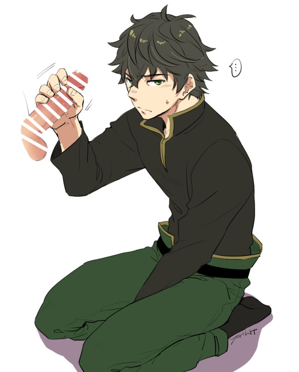 censored, gay, handjob, iwatani naofumi, male, male only, tate no yuusha no nariagari, yaoi