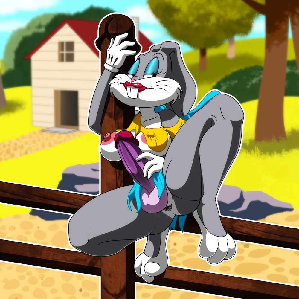 1futa, buckteeth, bugs bunny, eyeshadow, fembugs bunny, furry, futa transformation, futanari, genderswap (mti), intersex, lipstick, looney tunes, makeup, male, male to futa, rule 63, tagme, transformation, warner bros, warner brothers