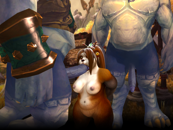 3d 4:3 anthro blizzard_entertainment erection fellatio female forced group male mammal mogu_(warcraft) oral pandaren pandaria penile penis rape rope sex solo_focus source_request straight ursid vale_of_eternal_blossoms vein veiny_penis video_games warcraft world_of_warcraft