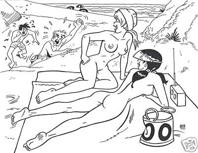 archie_andrews archie_comics ass beach betty_and_veronica betty_cooper breasts david_farley pussy reggie_mantle veronica_lodge