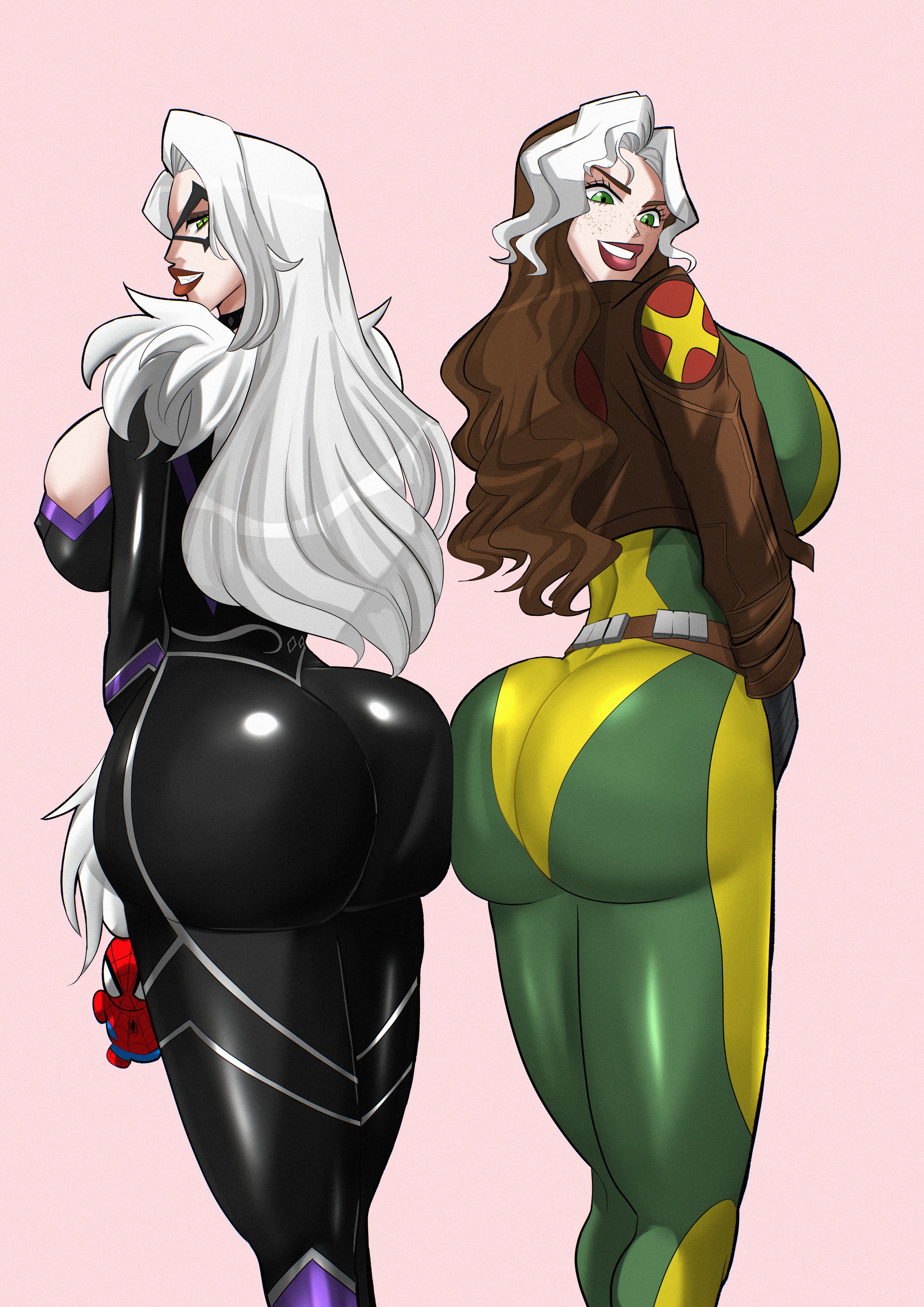 1girls, 2026, 2d, 2girls, alluring, anna marie, ass, ass cleavage, big ass, big breasts, big butt, black cat (marvel rivals), black cat (marvel), bodysuit, bra, breasts, brown hair, choker, cleavage, collar, curvaceous, curvaceous body, curvaceous female, curvaceous figure, curvaceous hips, curvy, curvy body, curvy female, curvy figure, curvy hips, dat ass, dat butt, doll, enticing, fat ass, fat butt, felicia hardy, female, green eyes, heroine, hips, huge ass, huge breasts, huge butt, jacket, large ass, large breasts, large butt, lesbian, light skin, light-skinned female, long hair, looking at viewer, marvel, marvel comics, marvel rivals, mask, masked, masked female, massive ass, massive breasts, massive butt, panties, red lipstick, rogue (marvel rivals), rogue (x-men), romantic couple, seducing, seductive, seductive look, shiny, shiny ass, shiny butt, shiny clothes, skin tight, spider-man (series), superheroine, teasing, teasing viewer, temptation, tempting, tempting viewer, thick, thick as fuck, thick ass, thick breasts, thick butt, thick hips, thick lips, thick thighs, tight clothes, tight clothing, trio, venomarts00, voluptuous, voluptuous female, white fur, white hair, wide hips, x-men