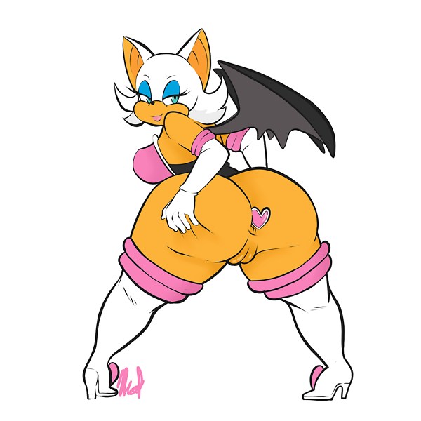 anal anal_penetration anus ass big_ass buttplug clitoris cutie_mark elbow_gloves fat_ass gloves hand_on_ass heart huge_ass presenting_pussy rouge_the_bat sonic_(series) spread_ass sucre-boo vagina