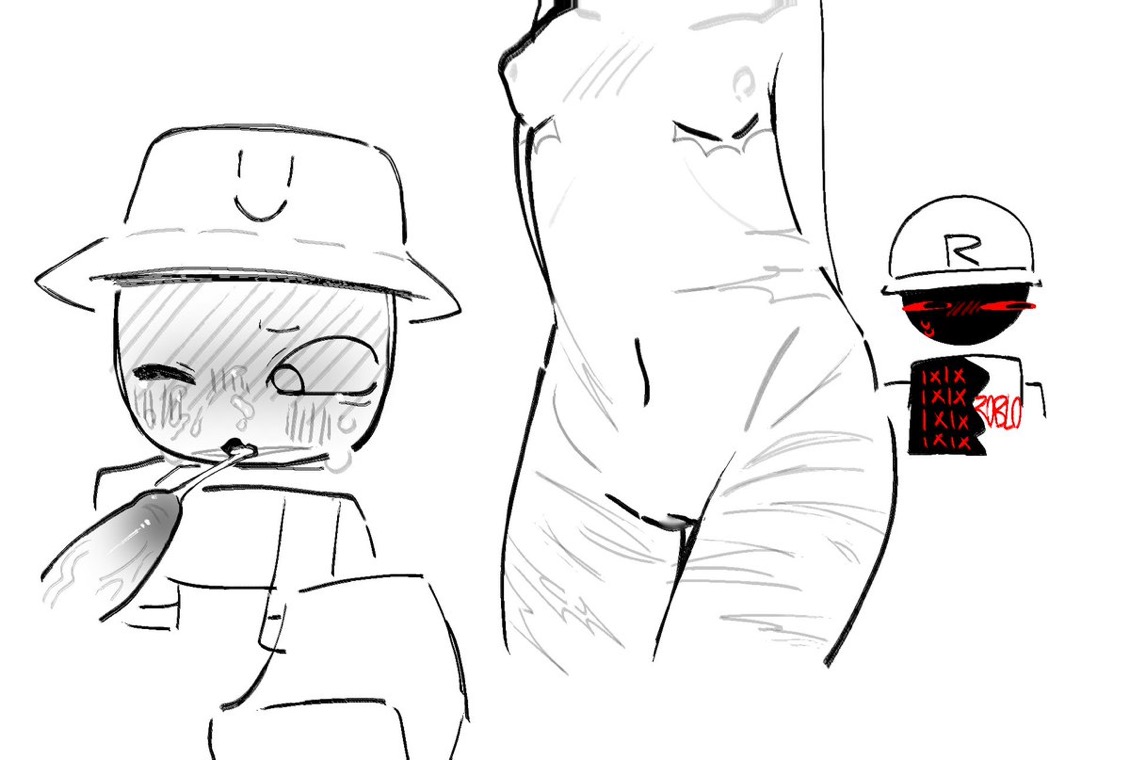 2d, 64astr0, breasts, cum, female, guest 666, guest 666 (tr:ud), male, nipples, noob, noob (tr:ud), penis, pussy, roblox, roblox game, robloxian, sawnoob (tr:ud), self upload, simple background, sketch, tagme, the robloxia: until dawn, white background