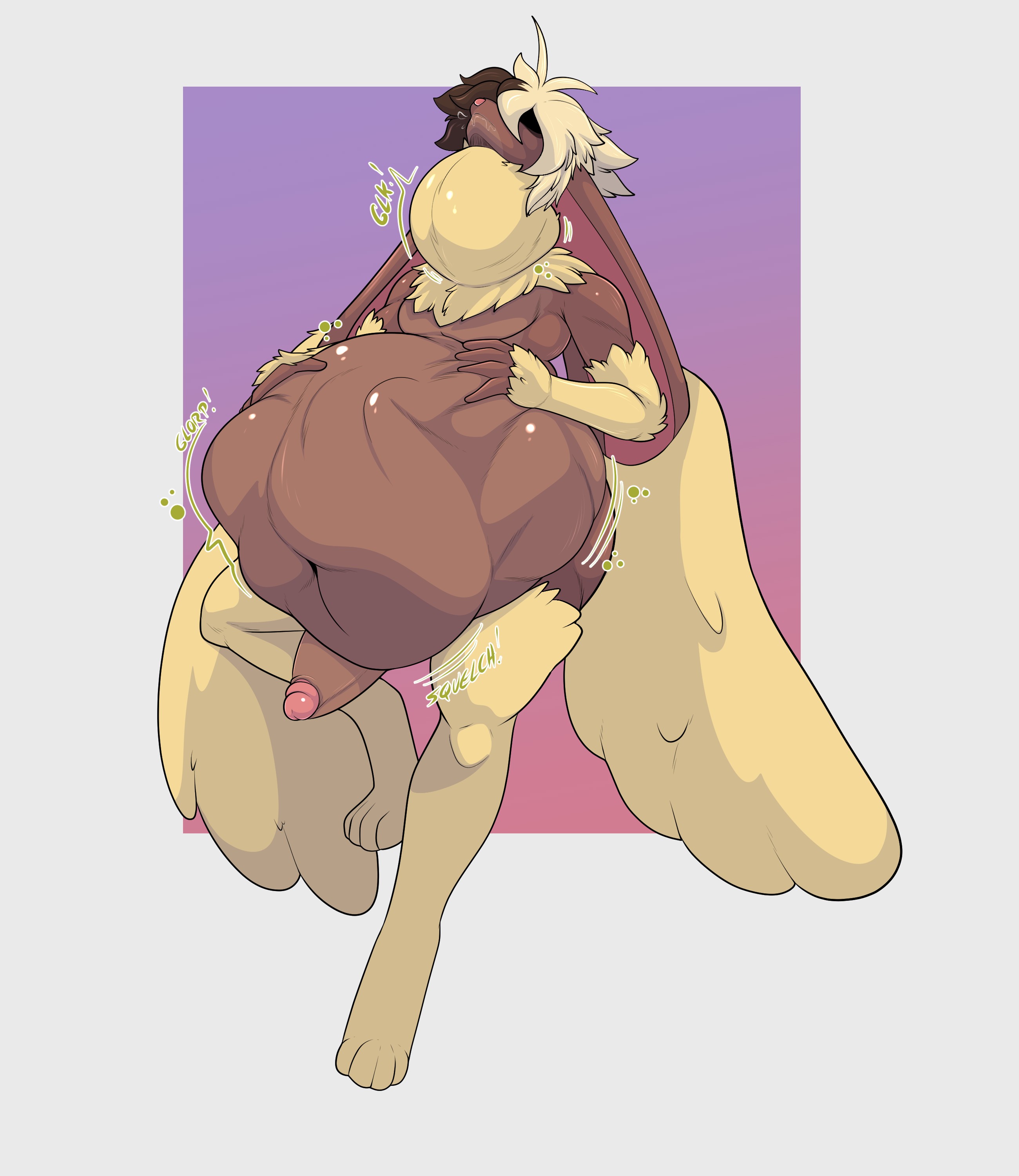 digestion, female, foxynoms, lopunny, oral vore, pokemon, sonic (series), tails the fox, vore