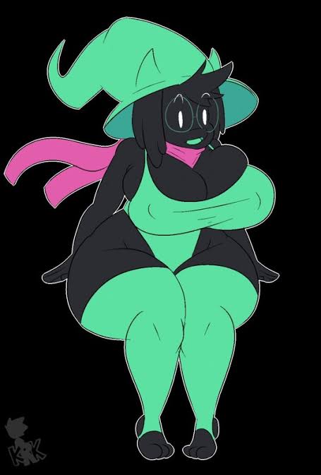 1girls, 2d, alternate costume, anthro, anthro female, anthro only, ass, big ass, big breasts, breasts, caprine, deltarune, female, female only, female ralsei, furry, furry female, furry only, humanoid, humanoid female, humanoid only, kingretrokirby, mammal, mammal humanoid, ralsei, ralsei with black fur, rule 63, sitting, solo, undertale (series)