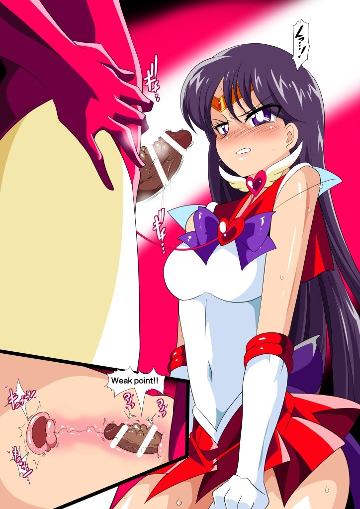 1boy, 1girls, alien, alien genitalia, angry, annoyed, bishoujo senshi sailor moon, blush, breasts, bumpy penis, censored, choker, clenched hands, clenched teeth, clothed sex, clothing, earrings, female, gloves, grimace, inside, inside view, jewelry, leash, leotard, long hair, looking at penis, male, monster, penetration, penis, purple eyes, purple hair, rei hino, reluctant, sailor collar, sailor mars, serafuku, sitting, skirt, small breasts, small penis, teenager, tiara, warabimochi, x-ray