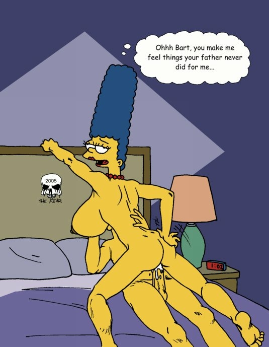 ass bart_simpson bed breasts color cum female human incest indoors insertion male marge_simpson nude penis sex straight tagme the_daytona_pro the_fear the_simpsons