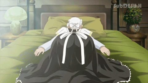 :>=, 1boy, 1girls, animated, ass, big ass, big breasts, blonde hair, blue eyes, breasts, fellatio, female, maid, male, maria (victoria maid maria no hoshi), oral, paizuri, penis, text, victoria maid maria no hoshi, watermark