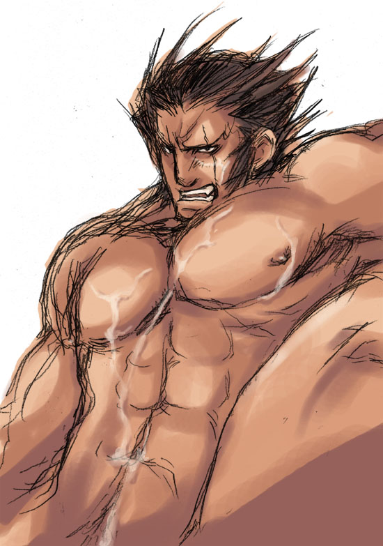 capcom cum furio_tigre gyakuten_saiban gyakuten_saiban_3 male male_only nude shibakuzou_toranosuke tagme