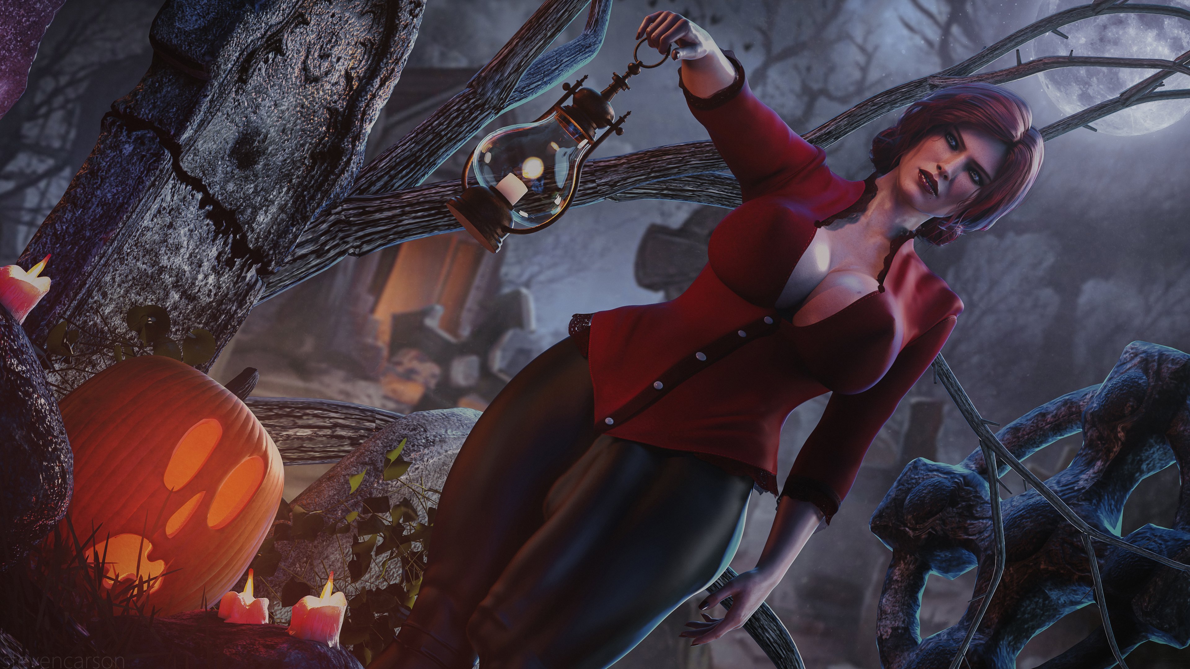 1futa, 3d, absurdres, balls, balls bulge, balls under clothes, breasts, bulge, bulge down leg, cameltail, cd projekt red, cleavage, curvy, flaccid, futa only, futanari, highres, huge breasts, huge cock, hyper, hyper penis, impossible clothes, intersex, large balls, penis, penis bulge, penis to the knees, penis under clothes, realistic, solo, solo futa, stevencarson, tenting, the witcher, the witcher (series), the witcher 2, the witcher 3: wild hunt, triss merigold, wide hips