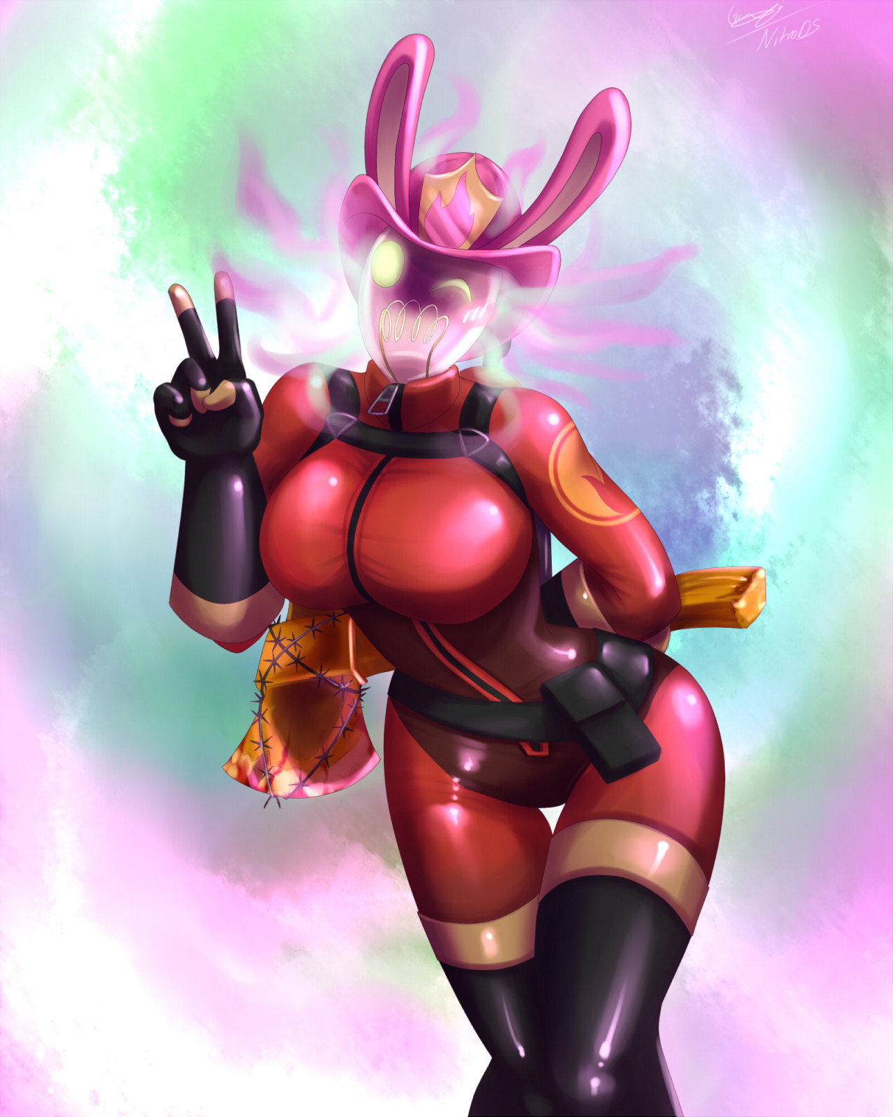 cute, female, fempyro, pyro, pyro (team fortress 2), red, solo, tagme, team fortress 2