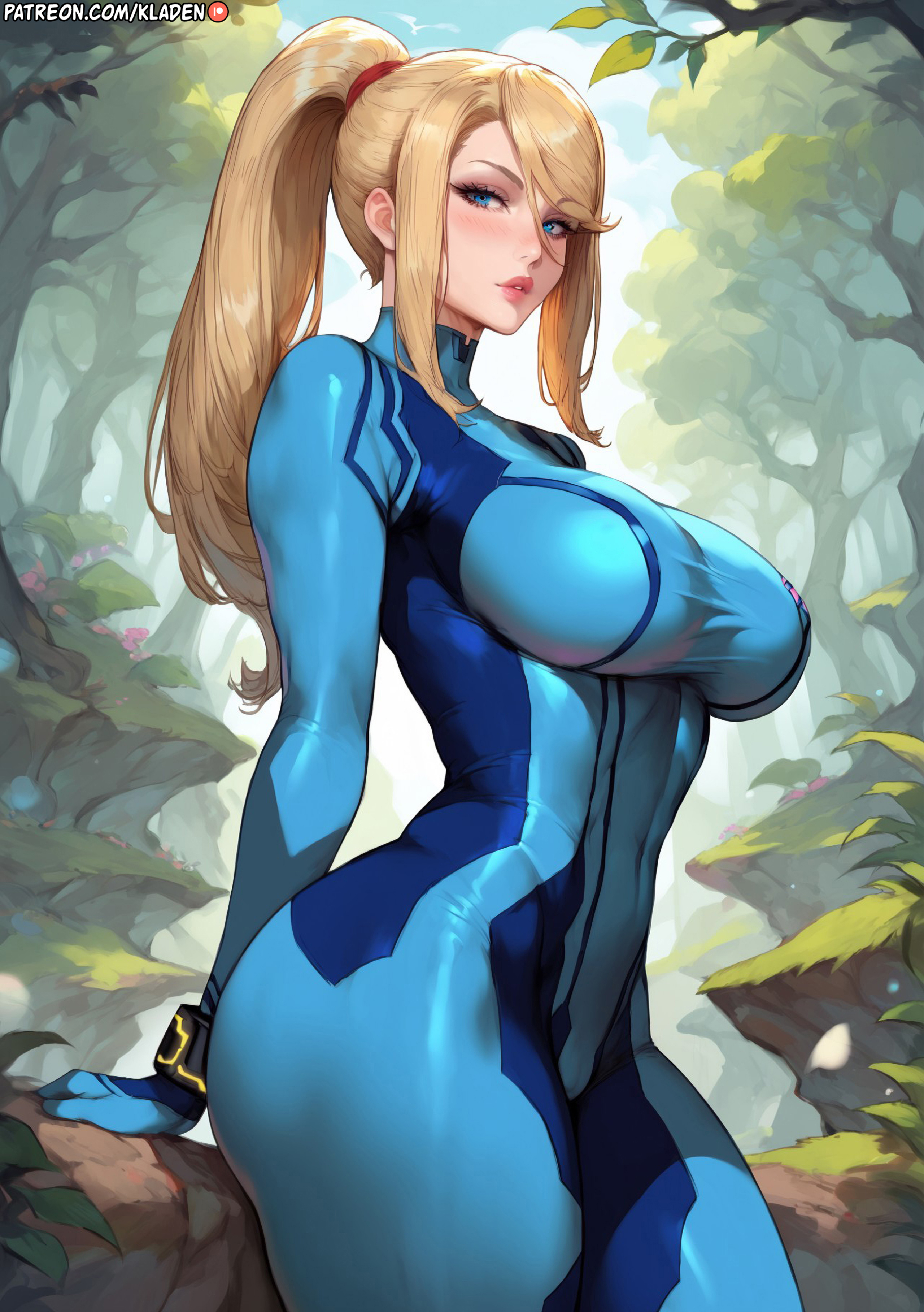 1girls, ai generated, arms behind back, asian, asian female, ass, ass bigger than head, before oral, before sex, big ass, big breasts, big butt, big hips, big thighs, blonde hair, blue eyes, blush, bodysuit, breast focus, breasts, breasts bigger than head, busty, child bearing hips, closed mouth, clothing, curvaceous, curvy body, curvy female, curvy figure, curvy hips, eyelashes, female, female only, fit, fit female, forest, from side, full body, giant breasts, hips, hourglass figure, huge breasts, huge thighs, inviting, kladen, kladenart, large ass, large breasts, large butt, large thighs, light skin, light-skinned female, lipstick, long hair, looking at viewer, mature female, metroid, milf, mommy, no sex, outdoors, pale skin, pale-skinned female, parted lips, ponytail, presenting, presenting breasts, puffy lips, samus aran, seductive, seductive eyes, seductive look, seductive pose, seductive smile, shiny skin, side view, skin tight, skindentation, solo, solo female, solo focus, stable diffusion, standing, thick, thick ass, thick hips, thick thighs, tight fit, voluptuous, voluptuous female, voluptuous teenager, wide ass, wide hips, wide thighs, wife, zero suit, zero suit samus