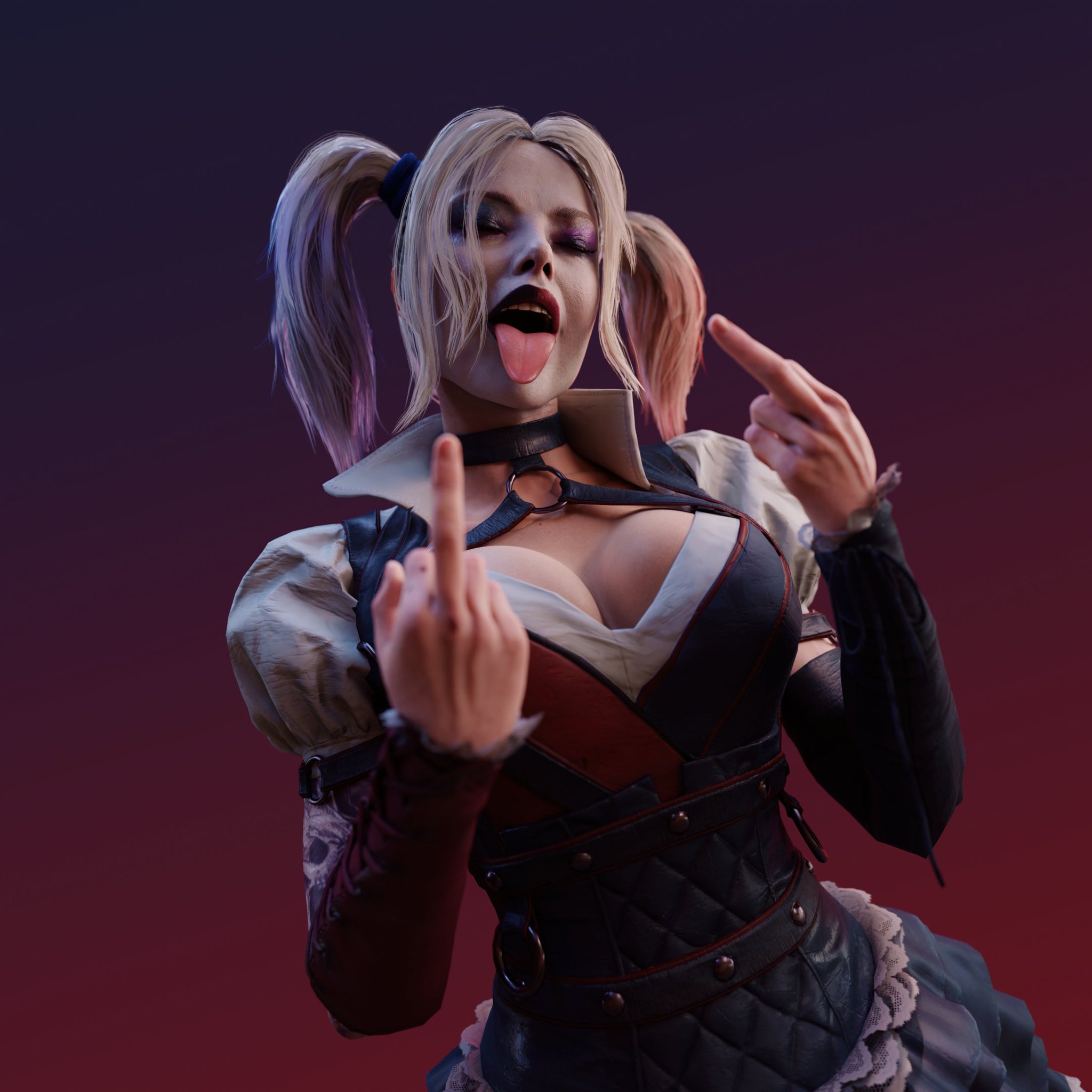 1girls, 3d, ass, batman (series), batman: arkham knight, big ass, big breasts, big thighs, bolt on tits, breast implants, breasts, bust, busty, curvaceous, curvy, curvy figure, dc, dc comics, dinoboy555, enhanced breasts, fake breasts, female, harley quinn, harley quinn (arkham), harley quinn (suicide squad game), hips, huge ass, huge breasts, large ass, large breasts, mature, mature female, silicone, silicone implants, slim waist, suicide squad, suicide squad: kill the justice league, thick, thick hips, thick legs, thick thighs, thighs, voluptuous, waist, wide hips