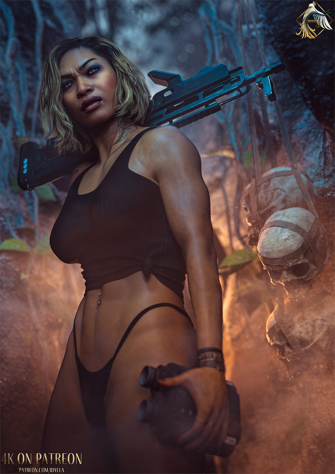 1girls, 3d, abs, ass, big ass, big breasts, breasts, bust, busty, call of duty, call of duty black ops 6, curvaceous, curvy, curvy figure, dark skin, dark-skinned female, female, female abs, fit, fit female, hips, huge ass, huge breasts, idylla, large ass, large breasts, mature, mature female, maya aguinaldo, slim waist, thick, thick hips, thick legs, thick thighs, thighs, toned, toned female, voluptuous, waist, wide hips