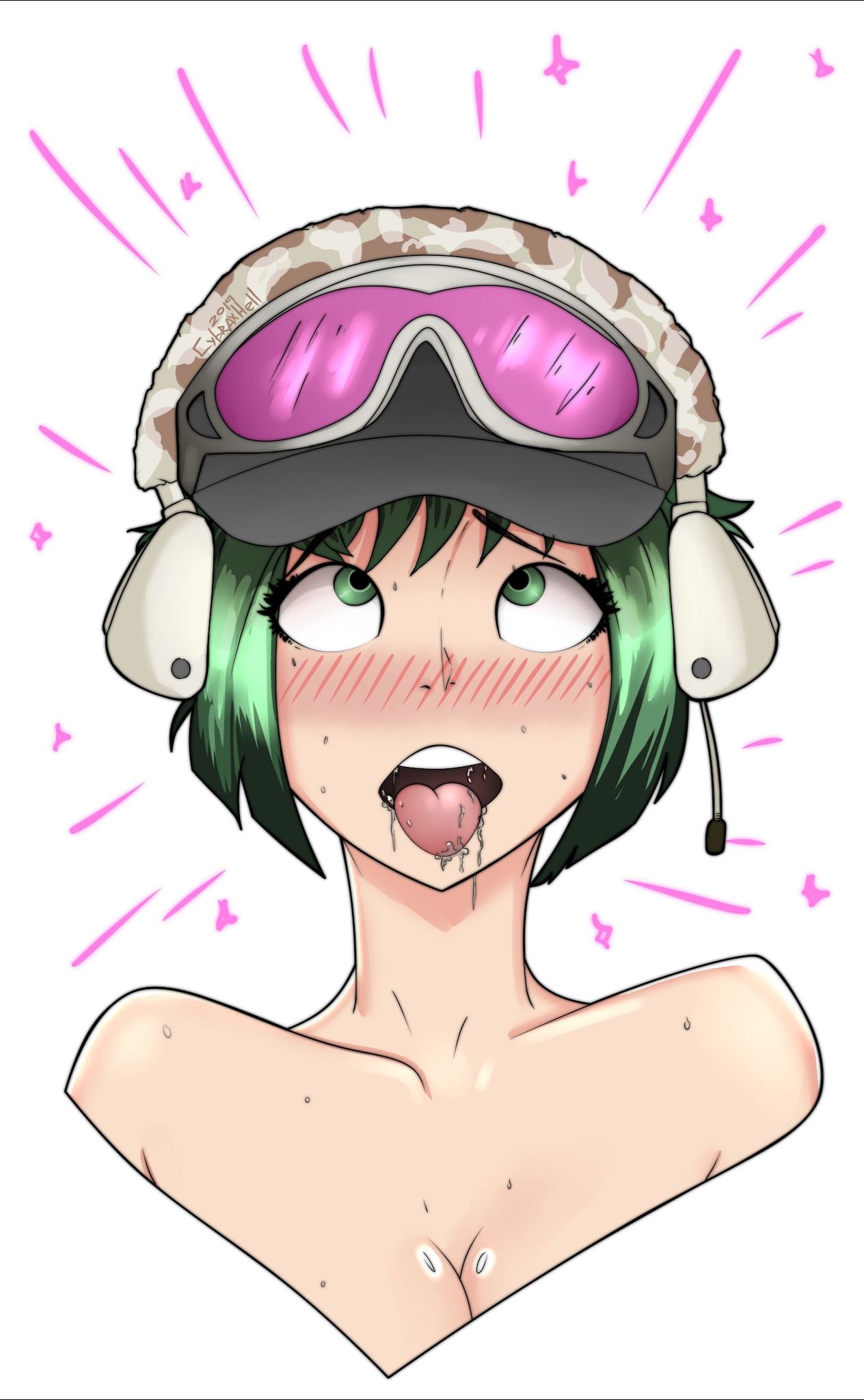 1girls, ahe gao, ela (rainbow six), female, rainbow six, rainbow six siege, tagme, tom clancy