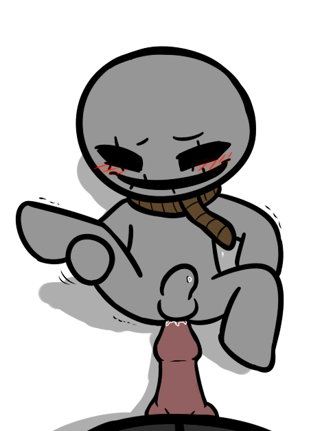 greed_(the_binding_of_isaac) insertion krampus_(the_binding_of_isaac) male_only precum the_binding_of_isaac wiggling