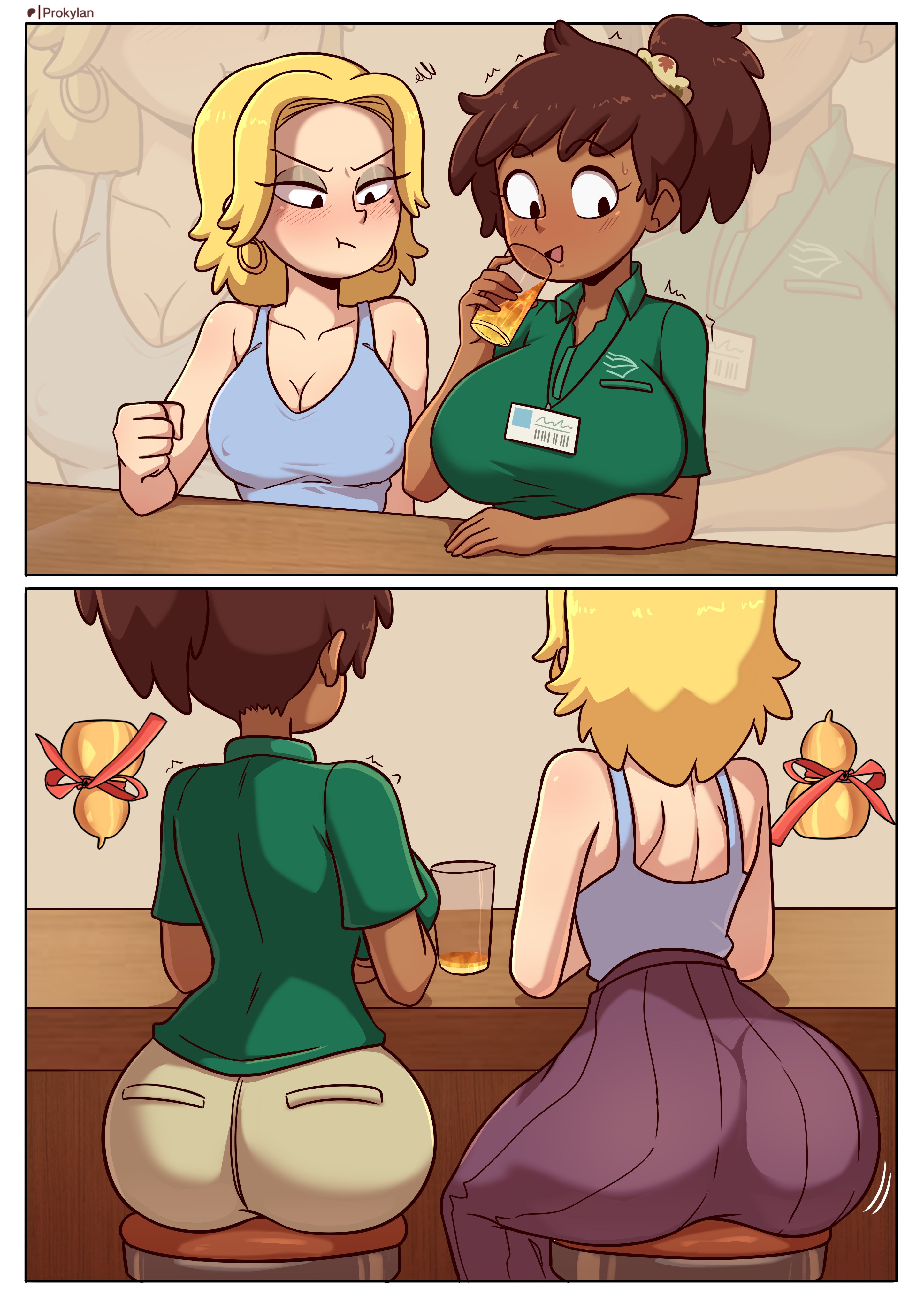 2girls, amphibia, amphibia (finale), amphibia (series), anne boonchuy, asian, asian female, ass, big ass, big breasts, big butt, big hips, big thighs, blonde, blonde female, blonde hair, blush, blush lines, blushing, breast envy, breasts, brown hair, butt, curvaceous, curvaceous body, curvaceous female, curvaceous figure, curvaceous hips, curvaceous thighs, curvy, curvy body, curvy female, curvy figure, curvy hips, curvy thighs, disney, disney channel, female, female only, hips, huge ass, huge breasts, huge butt, huge hips, huge thighs, long hair, massive ass, massive breasts, massive butt, massive hips, massive thighs, medium breasts, medium hair, prokylan, sasha waybright, shorts, skirt, thai, thick thighs, thighs, voluptuous, voluptuous body, voluptuous female, wide hips, wide thighs