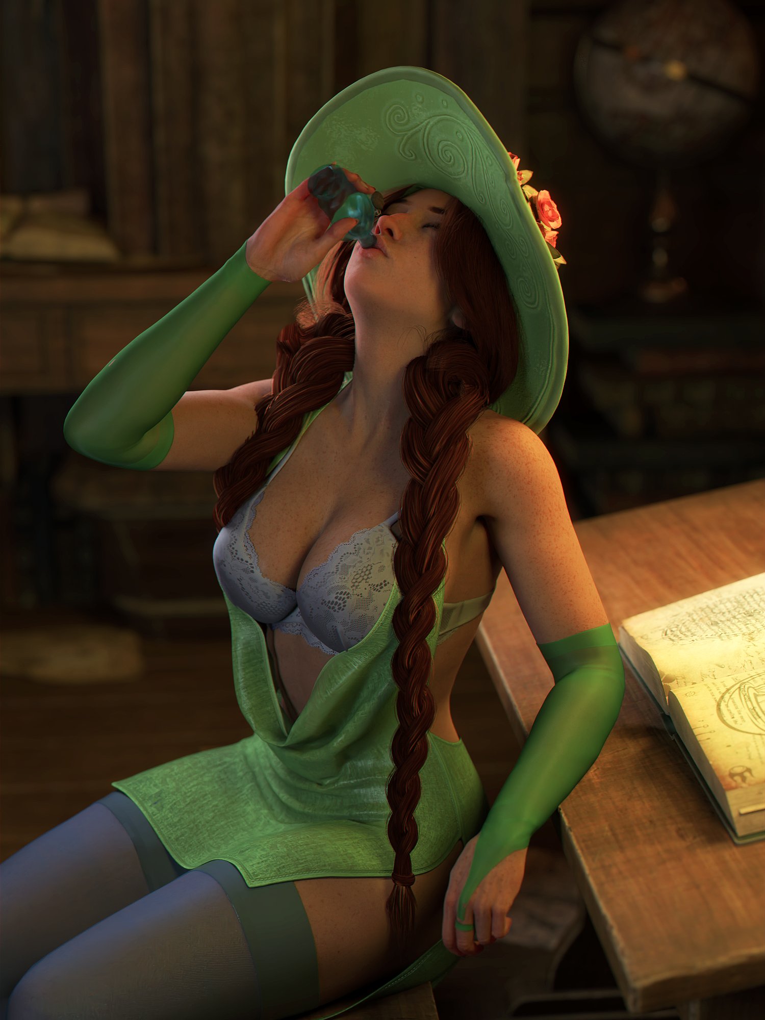 1girls, 3d, avalanche software, big breasts, boobs, breasts, bust, busty, chest, curvaceous, curvy, curvy figure, female, female focus, harry potter, hips, hogwarts legacy, hogwarts professor, hourglass figure, human, large breasts, legs, light skin, light-skinned female, lips, mature, mature female, mirabel garlick, portkey games, professor, slim waist, teacher, thick, thick legs, thick thighs, thighs, tits, voluptuous, waist, warner bros. games, warner brothers, wide hips, witch (harry potter), wizarding world, word2