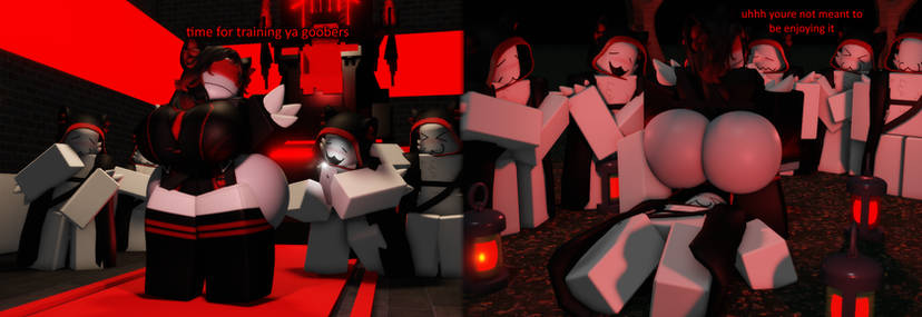 1girls, 3d, ass, ass smothering, big ass, big breasts, breasts, female, massive ass, massive breasts, mermio, roblox, robloxian, smothering, smothering ass, tagme