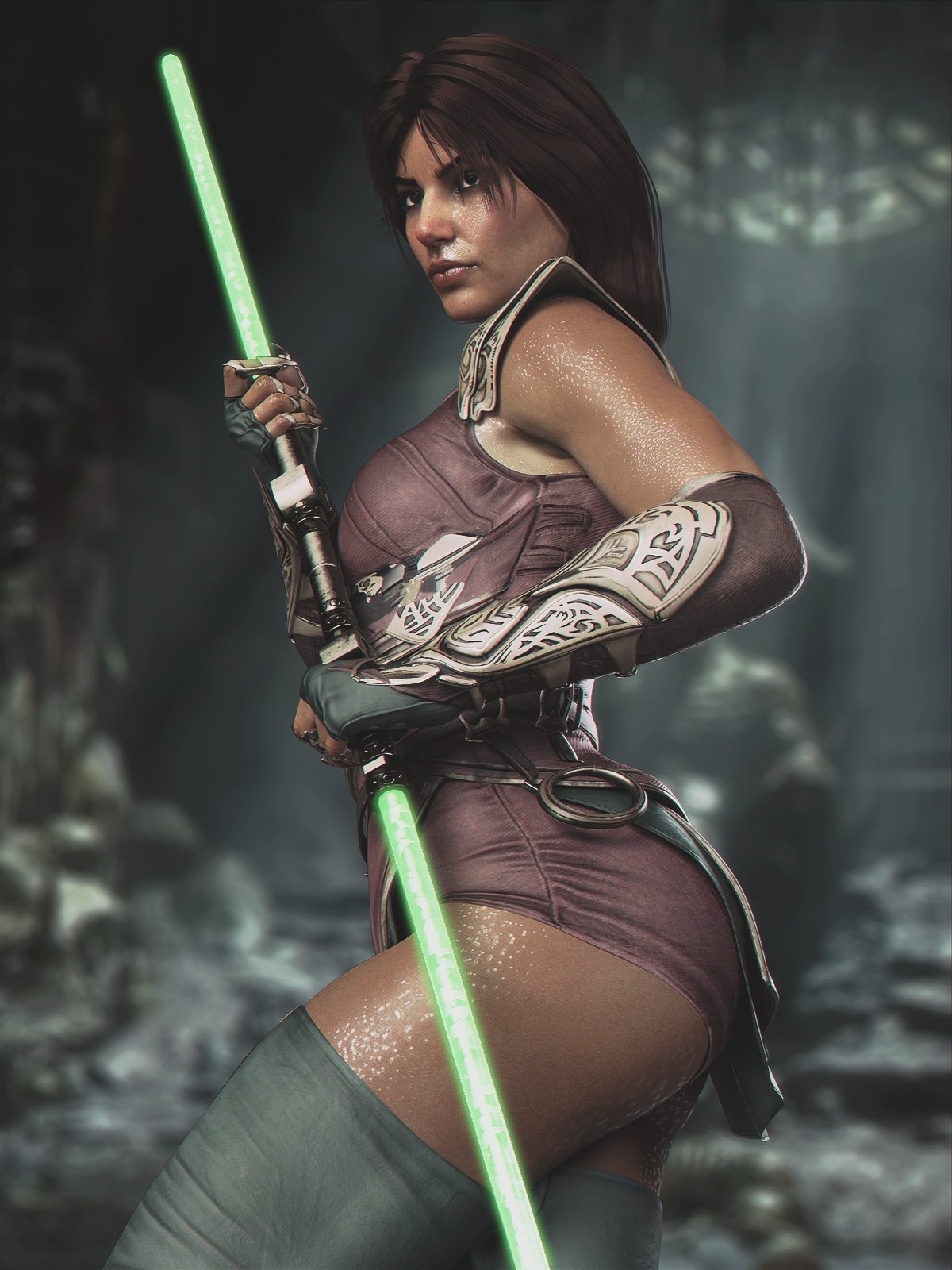 1girls, 3d, ass, big ass, big breasts, bottom heavy, breasts, brown body, brown skin, brown-skinned female, bust, busty, chest, curvaceous, curvy, curvy figure, dark skin, dark-skinned female, edenian, female, female focus, hips, hourglass figure, huge ass, huge breasts, humanoid, jade (mortal kombat), kunoichi, large ass, large breasts, legs, lips, mature, mature female, midway, midway games, mortal kombat, netherrealm studios, ninja, slim waist, thick, thick hips, thick legs, thick thighs, thighs, top heavy, voluptuous, waist, wide hips, word2