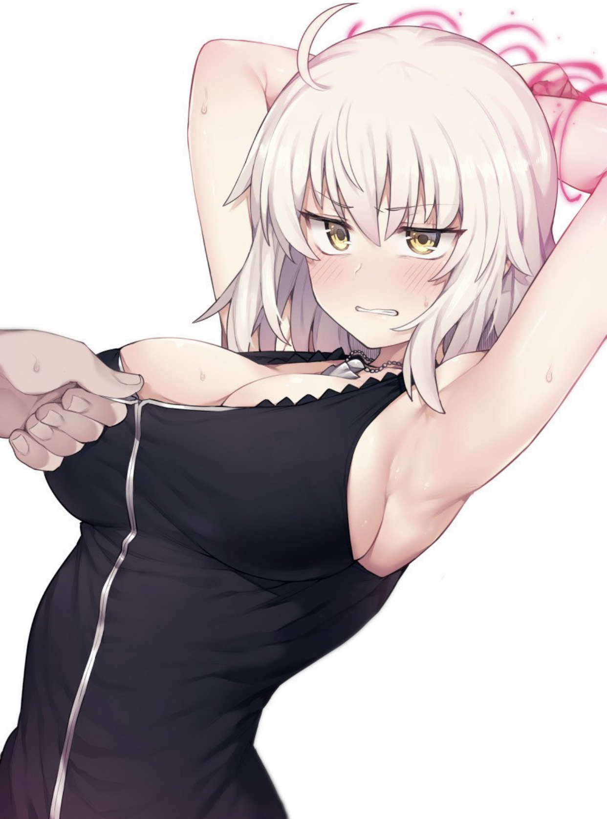 armpits, breasts, collar, fate (series), fate/grand order, female, jeanne alter, tagme