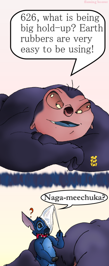 disney english_text experiment_(species) flamingbeaver gay jumba_jookiba lilo_and_stitch male male_only stitch tagme technical_incest text