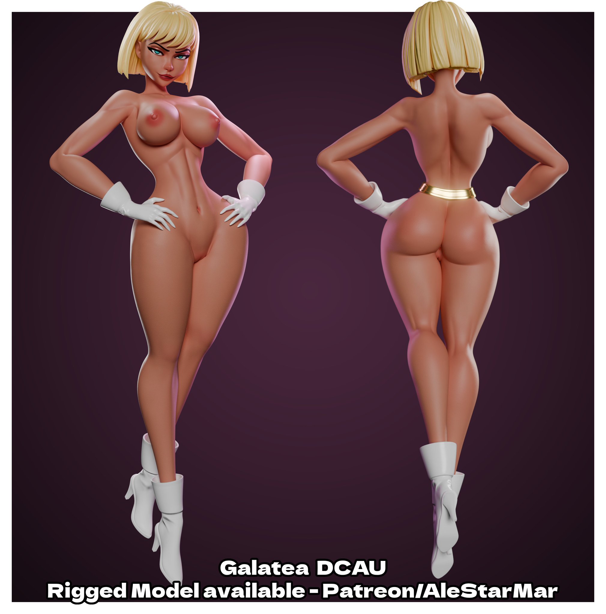 1girls, 3d, alestarmar, alien, alien girl, alien humanoid, ass, big ass, big breasts, blonde hair, breasts, bust, busty, casual, curvaceous, curvy, curvy figure, dc, dc comics, dcau, female, footwear, galatea, handwear, handwear and footwear only, hips, hourglass figure, huge ass, huge breasts, human, justice league, justice league unlimited, kryptonian, large ass, large breasts, legs, light skin, light-skinned female, mature, mature female, naked footwear, nonsexual, nonsexual nudity, pale skin, slim waist, superman (series), thick, thick hips, thick legs, thick thighs, thighs, voluptuous, waist, wide hips