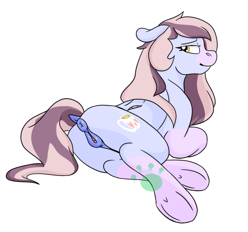 2019 alpha_channel animal anus ass brown_eyes caffie cutie_mark digital_media_(artwork) equid equine fan_character feathered_wings feathers female feral hair horse looking_at_viewer looking_back mamas_art mammal multicolored_hair my_little_pony pony presenting presenting_hindquarters presenting_pussy pussy simple_background smile solo transparent_background underhoof wings