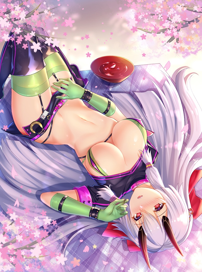1girls, fate (series), fate/grand order, female, female only, heishan, horns, latex, looking at viewer, oni, skin tight, source request, tagme, tomoe gozen (fate), trick or treatment, white hair