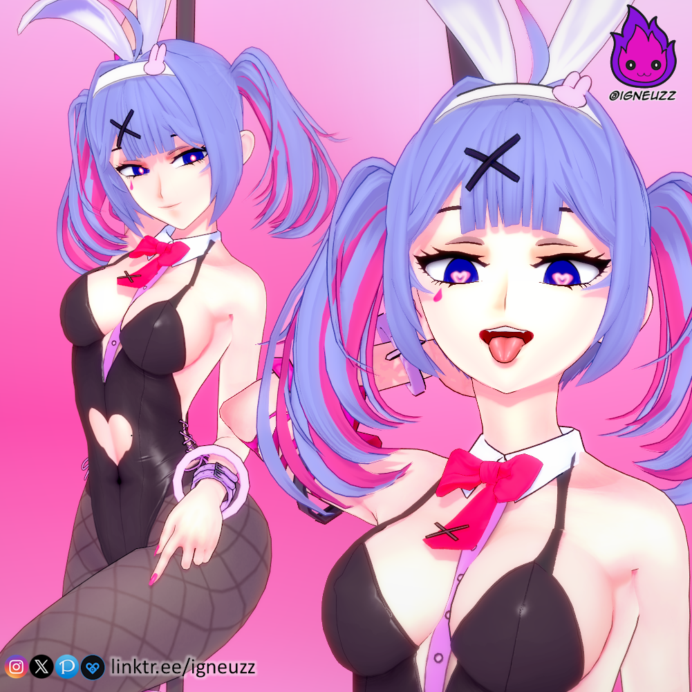 1female 1girls 3d black_pantyhose blue_eyes blue_hair bow bowtie breasts bunny_ears bunnysuit clothed clothed_female clothing commission female female_focus female_human female_only gumroad hatsune_miku igneuzz igneuzz_set light-skinned_female light_skin lingerie lingerie_bra lingerie_only lingerie_panties medium_breasts mv_character pantyhose ponytail ponytails rabbit_ears rabbit_hole_(deco*27/caststation) rabbit_hole_(vocaloid) smile solo solo_female solo_focus stripper stripper_pole tagme vocaloid