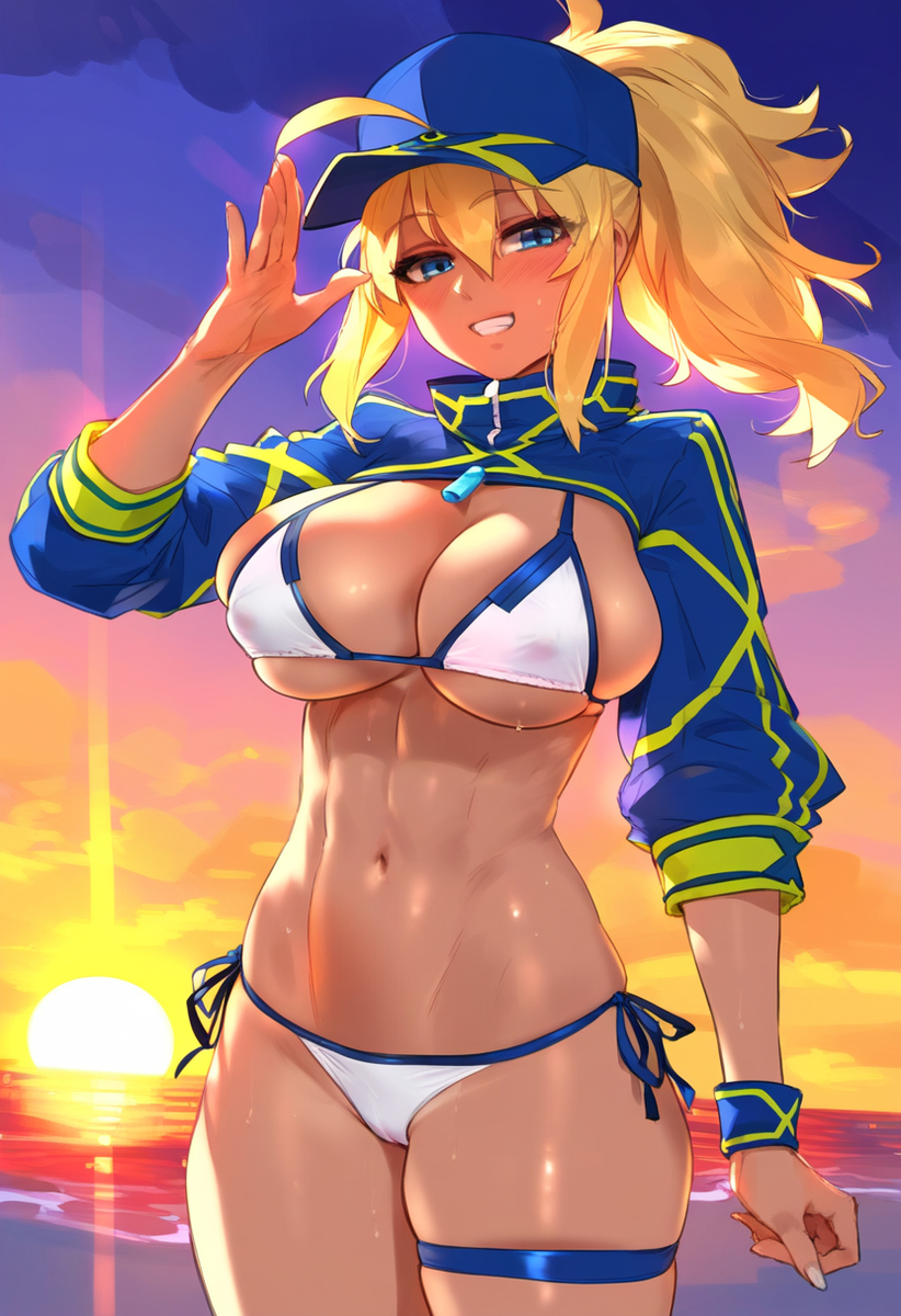 1girls ai_generated bare_arms bare_legs bare_shoulders bare_thighs big_breasts blonde_hair blue_eyes clothed clothing color fate_(series) female female_focus female_only hi_res laino_airt large_breasts light-skinned_female light_skin long_hair looking_at_viewer mysterious_heroine_xx_(foreigner) solo solo_female tagme thick_thighs