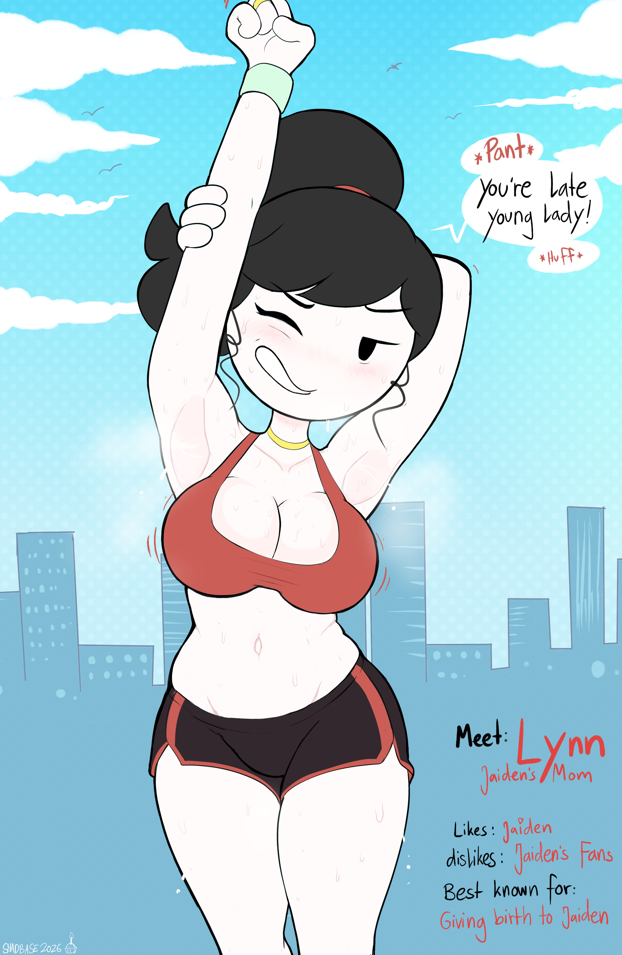 jaiden (jaiden animations), jaiden animations, jaidenanimations, jaidens mom, shadman, yoga, yoga pants, yoga pose