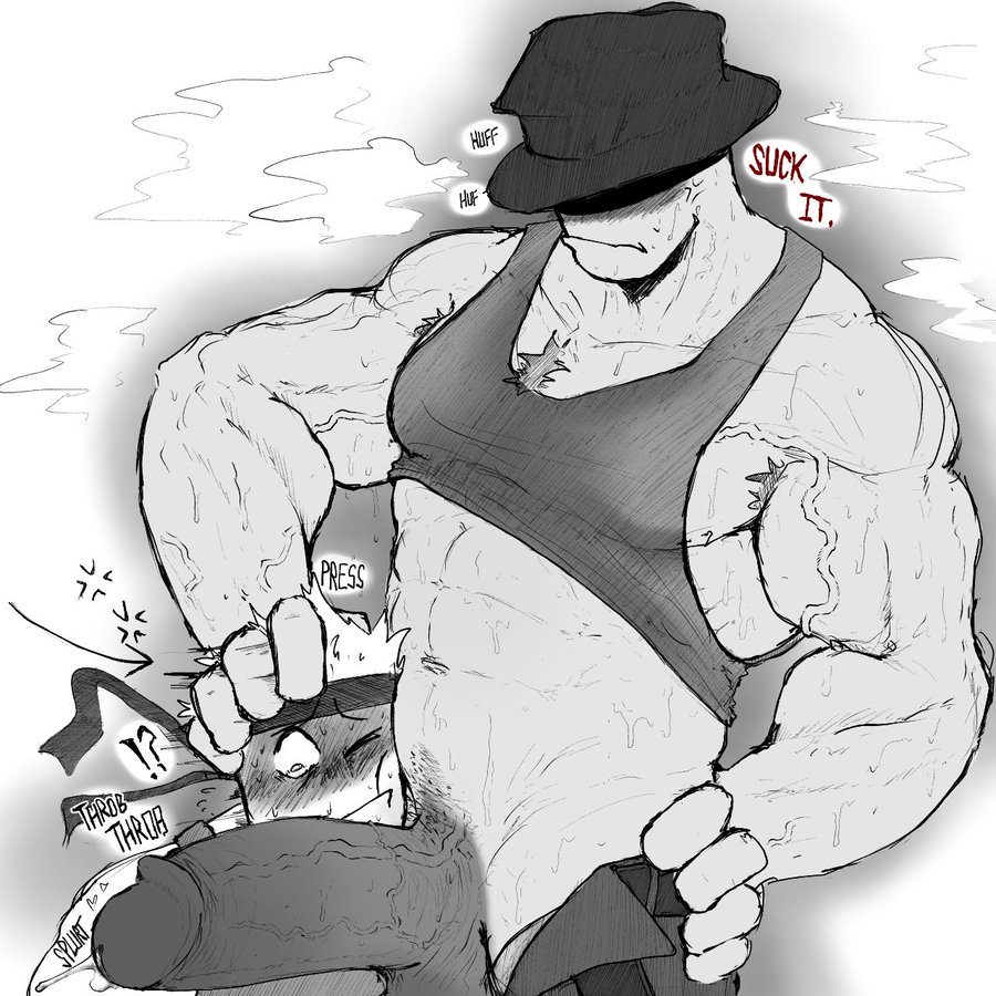 bara, character request, gay, male focus, male only, male/male, nufh uhh, tagme
