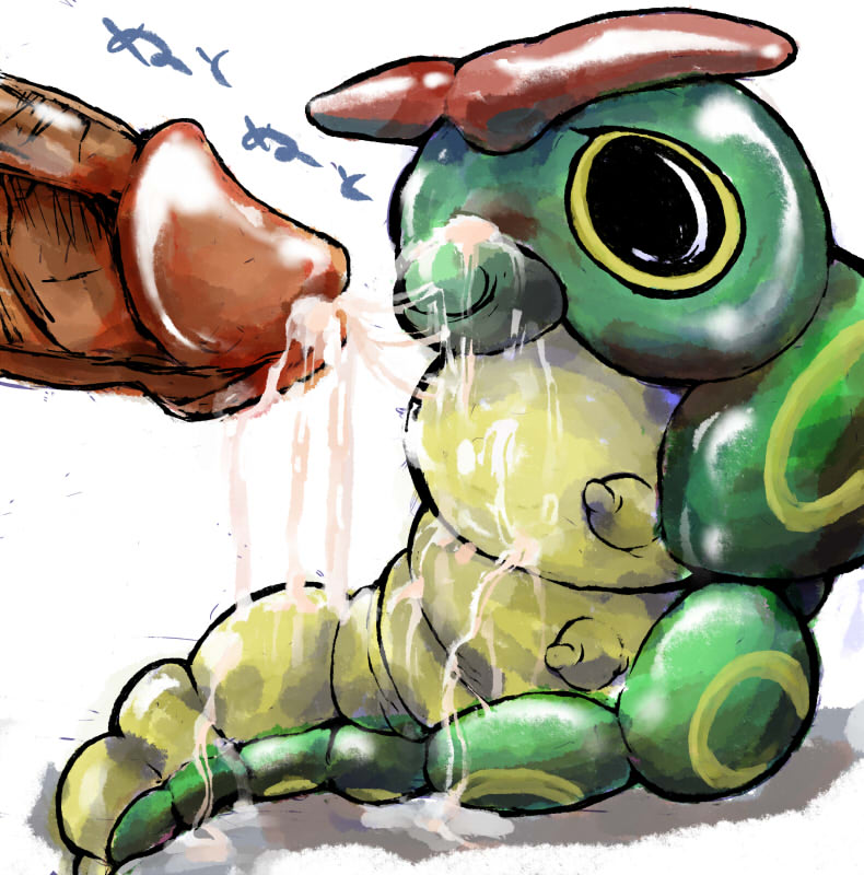 caterpie male/ambiguous nintendo pokemon t_(artist) tagme