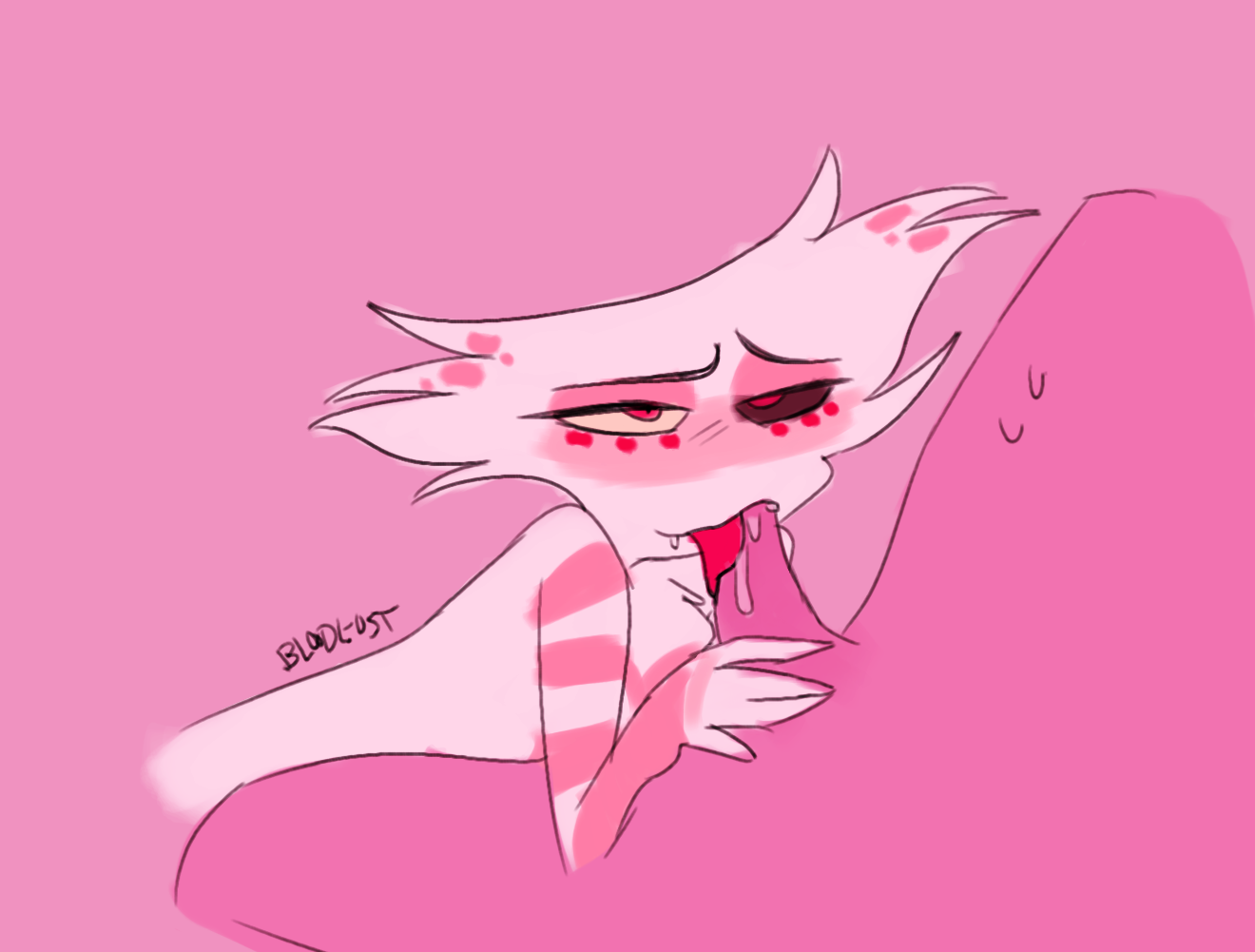 2boys, angel dust (hazbin hotel), demon, hazbin hotel, male, smooth skin, spindlehorse toons, tagme, vivienne medrano, vivziepop, yaoi