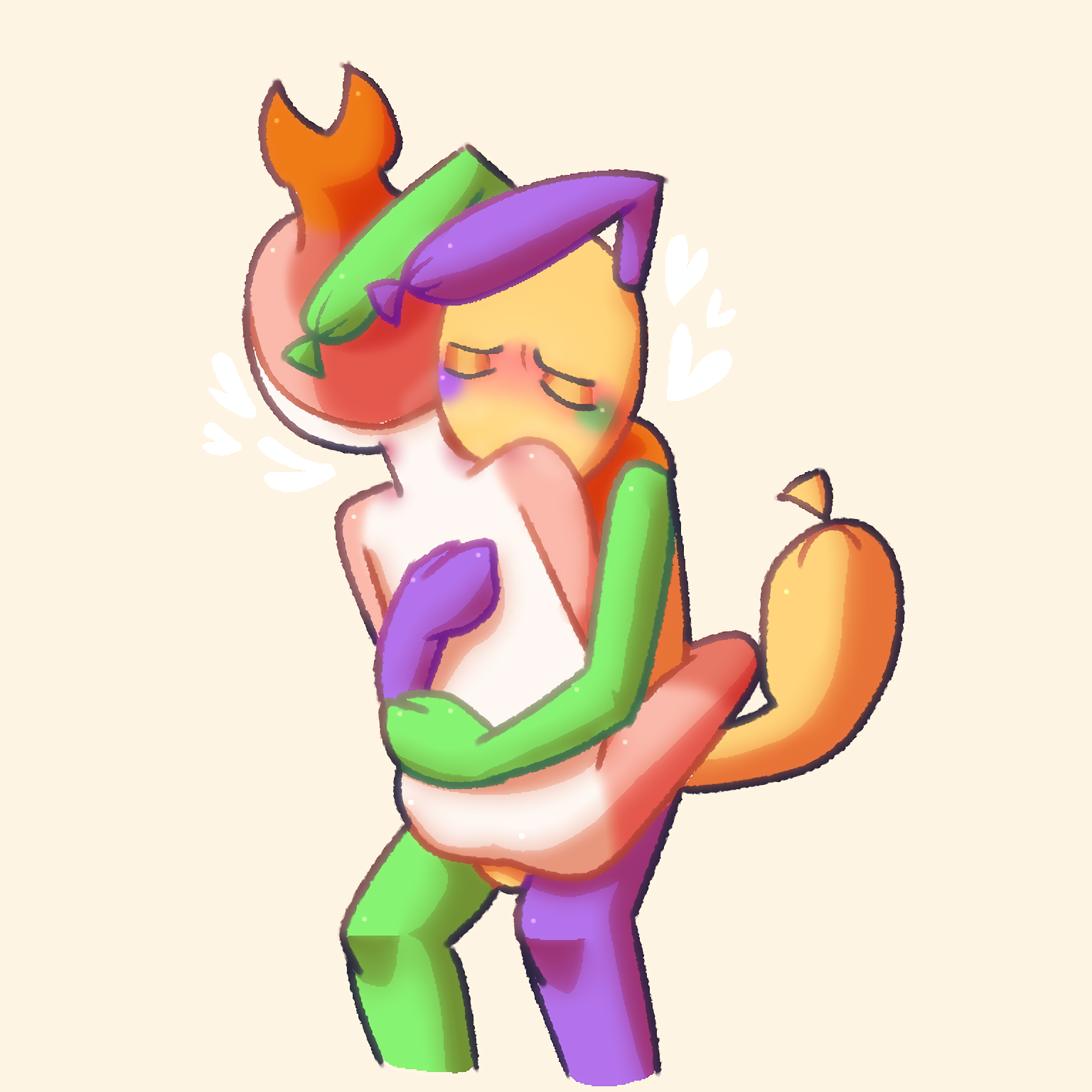 2boys, anal, anal sex, dandy's world, gay, gay anal, gay male, gay sex, gentle, homosexual, homosexual male, homosexual sex, looey (dandy's world), male, male only, male penetrated, male penetrating, male penetrating male, male/male, no background, no humans, shrimpo (dandy's world), sitting on person, trans man, wholesome sex, yaoi