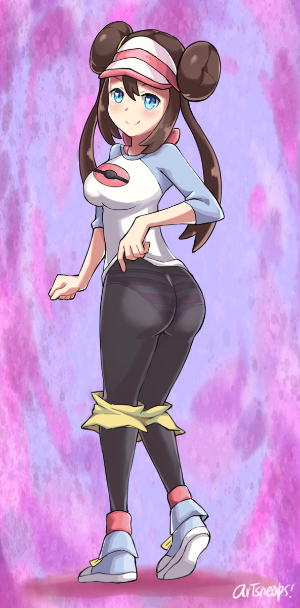 artsheops big_ass fully_clothed human human_only pantyhose pokemon pokemon_bw2 rosa_(pokemon) thighs