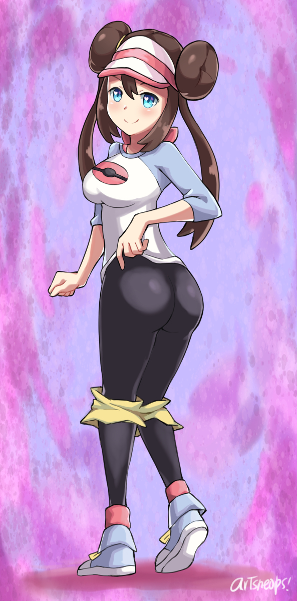 artsheops big_ass fully_clothed human human_only pantyhose pokemon pokemon_bw2 rosa_(pokemon) thighs