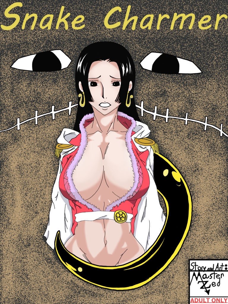 artist_request boa_hancock cleavage comic female hook male one_piece sir_crocodile