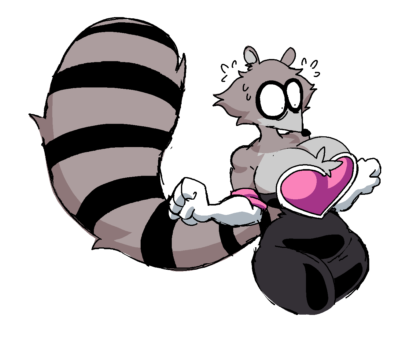 1girls, breasts, diegutan, female, female only, raccoon, racoon girl, rouge the bat (cosplay), tagme, tagme (artist), tagme (character), tail, thighs, uva the raccoon